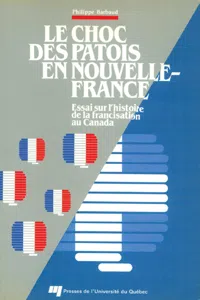 Le choc des patois en Nouvelle-France_cover