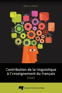 Contribution de la linguistique à l'enseignement du français_cover