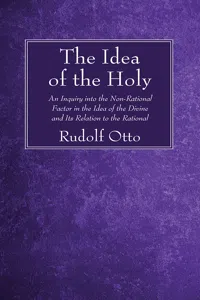 The Idea of the Holy_cover