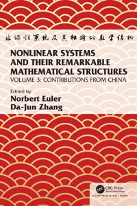 Nonlinear Systems and Their Remarkable Mathematical Structures_cover