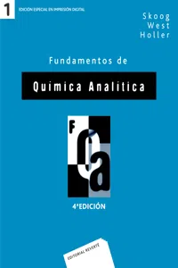 Fundamentos de Química Analítica. Volumen 1_cover
