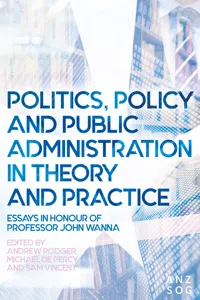Politics, Policy and Public Administration in Theory and Practice_cover