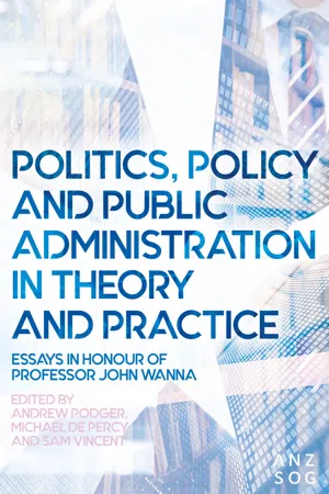 Politics, Policy and Public Administration in Theory and Practice