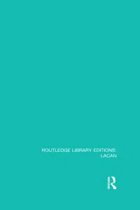 Routledge Library Editions: Lacan_cover