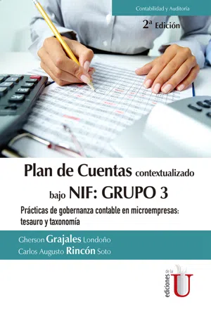 Plan de cuentas  contextualizado bajo Nif: grupo 3 prácticas de gobernanza  contable en microempresas: tesauro y taxonomía