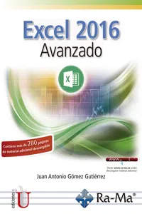 Excel 2016. Avanzando_cover