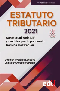 Estatuto tributario 2021. Contextualizado NIF y medidas por la pandemia. Nómina electrónica_cover