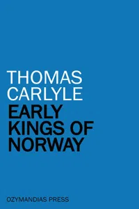 Early Kings of Norway_cover