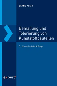 Bemaßung und Tolerierung von Kunststoffbauteilen_cover