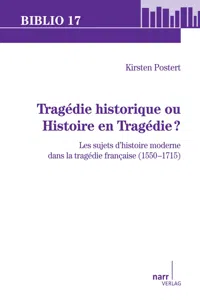 Tragédie historique ou Histoire en Tragédie?_cover