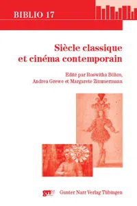 Siècle classique et cinéma contemporain_cover