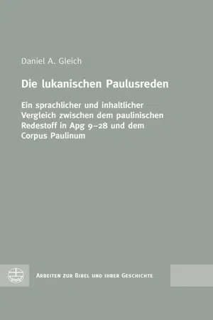 Die lukanischen Paulusreden