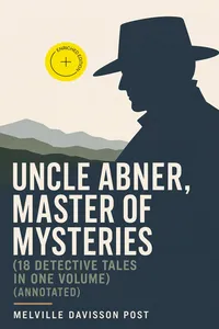 UNCLE ABNER, MASTER OF MYSTERIE_cover