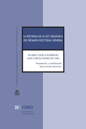 La reforma de la Ley Orgánica del Régimen Electoral General