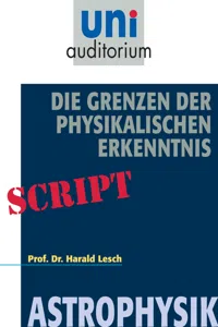 Die Grenzen der Physikalischen Erkenntnis_cover