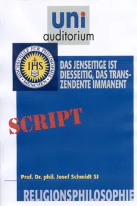 Religionsphilosophie, Teil 5_cover