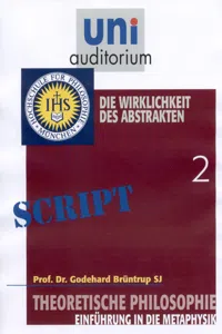 Theoretische Philosophie, Teil 2_cover