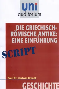 Die griechisch-römische Antike: Eine Einführung_cover