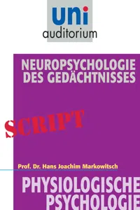 Neuropsychologie des Gedächtnisses_cover