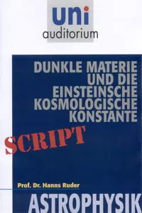 Dunkle Materie und die Einsteinsche kosmologische Konstante_cover