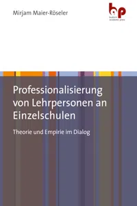 Professionalisierung von Lehrpersonen an Einzelschulen_cover