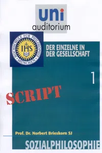 Sozialphilosophie, Teil 1_cover