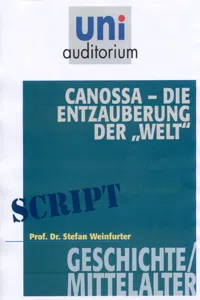 Canossa - die Entzauberung der "Welt"_cover