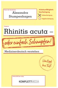 Rhinitis acuta - oder einfach Schnupfen_cover