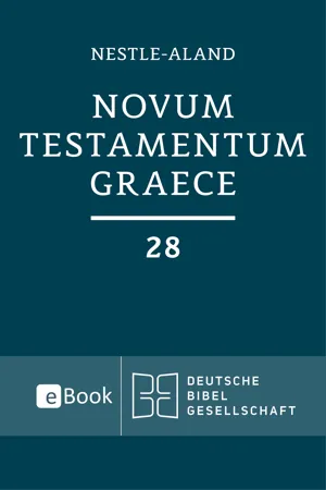 Novum Testamentum Graece (Nestle-Aland)