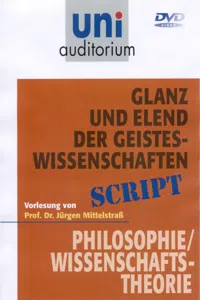 Glanz und Elend der Geisteswissenschaften_cover