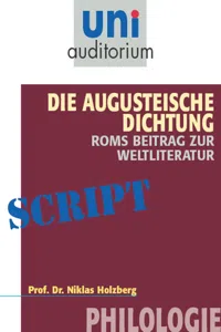 Die Augusteische Dichtung - Roms Beitrag zur Weltliteratur_cover