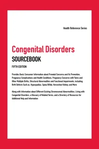 Congenital Disorders Sourcebook, 5th Ed._cover