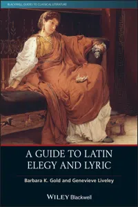 A Guide to Latin Elegy and Lyric_cover