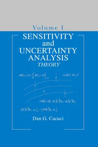 Sensitivity & Uncertainty Analysis, Volume 1_cover