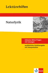 Klett Lektürehilfen - Naturlyrik_cover