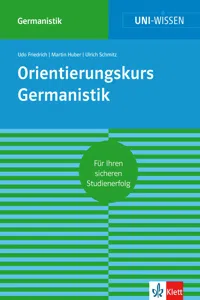 Uni-Wissen Orientierungskurs Germanistik_cover