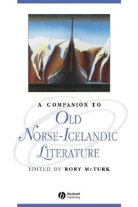 A Companion to Old Norse-Icelandic Literature and Culture_cover