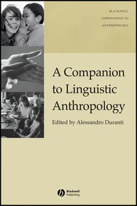 A Companion to Linguistic Anthropology_cover