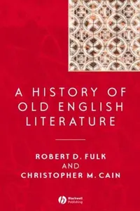 A History of Old English Literature_cover