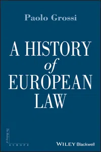 A History of European Law_cover