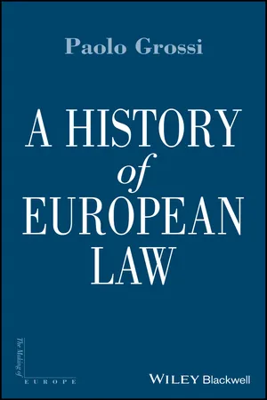 Book cover image for: A History of European Law