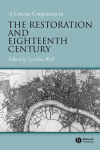 A Concise Companion to the Restoration and Eighteenth Century_cover