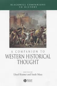 A Companion to Western Historical Thought_cover