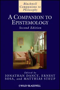 A Companion to Epistemology_cover