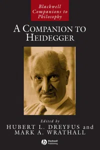 A Companion to Heidegger_cover