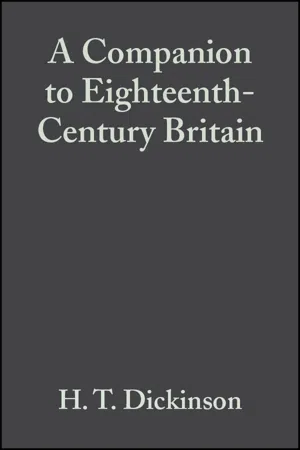 A Companion to Eighteenth-Century Britain