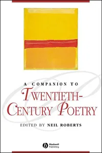 A Companion to Twentieth-Century Poetry_cover