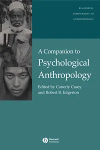 A Companion to Psychological Anthropology_cover