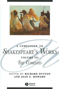 A Companion to Shakespeare's Works, Volume III_cover