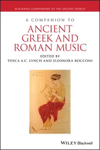 A Companion to Ancient Greek and Roman Music_cover